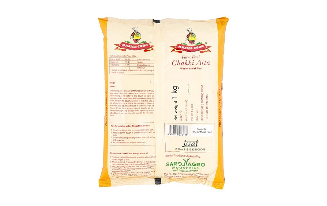 Master Cook Chakki Atta    Pack  1 kilogram